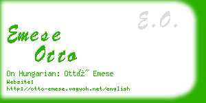 emese otto business card